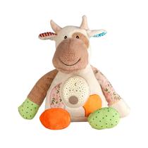 Vaca Vaquinha De Pelúcia Macia Pra Bebê C/ Som De Respiração e Batimentos Cardíacos Calmante Ideal Para Soneca - Zoop