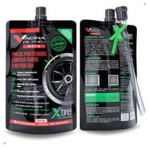 Vacinas XTire Blindagem Anti Furo Pneu Moto 250ml - 2 Tubos