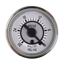 Vacuômetro 0-30 Pol/hg 52mm Branco Fusca