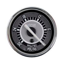 Vacuômetro 0-30 Pol/hg 52mm Preto Fusca