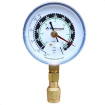 Vacuômetro Analógico 1/4 p/ Refrigeração e Ar Condicionado