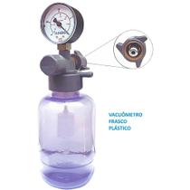 Vacuômetro Haoxi com Frasco Plástico AS0450 500ml - unidade Vacuômetro Haoxi com Frasco Plástico AS0450 500ml - unidade