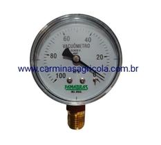 Vacuometro p/ ordenhadeira 100kpa seco - 621