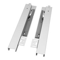 VADANIA Corrediça para Gaveta de 10" para montagem inferior, fechamento suave, suporte inferior, capacidade de carga de 88 lb, extensão total de 3 seções, não removível, corrediça invisível para gaveta, 1 par (2 unidades)