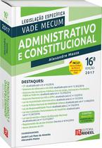 Vade Mecum Administrativo e Constitucional - 16ª Edição 2017 - Alexandre Mazza - Rideel