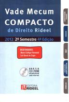VADE MECUM COMPACTO DE DIREITO RIDEEL 2012 - 2º SEMESTRE - 4ª ED