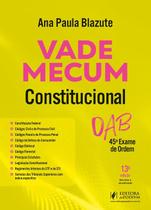 Vade Mecum Constitucional 45º Exame de Ordem 13 Edição 2026 Juspodivm Vade Mecum Constitucional 45º Exame de Ordem 13 Edição 2026 Juspodivm