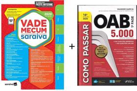 Vade Mecum Saraiva Tradicional + Como Passar na OAB 5000 questões - DIVERSOS