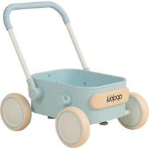 Vagão Push and Pull-Along Kidpop PULA 2 em 1 para azul 7M-4Y