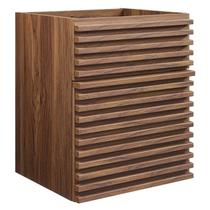 Vaidade de banheiro para montagem na parede Modway Render 18 Walnut