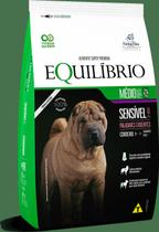 (val 13/11/2024) equilíbrio cães porte médio adulto sensível cordeiro 2,5kg