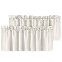 Valances H.VERSAILTEX Ivory para Windows 52x46cm, 2 pacotes