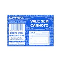 Vale s/ canhoto 50fls c/20 ref 10070 - São Domingos