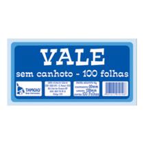 Vale sem Canhoto com 100 Folhas PCT com 20 - Tamoio