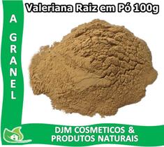 Valeriana Raiz em Pó 100g ( Valeriana officinalis ) com Laudo
