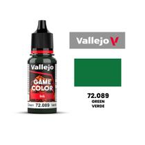 Vallejo Game Color Green 72.089 Verde Tinta Pintura de Miniaturas