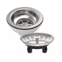 Válvula 4 1/2 em Aço Inox Tramontina Para Pia e Cubas Válvula 4 1/2 em Aço Inox Tramontina Para Pia e Cubas