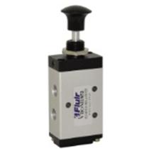 Válvula 5 Vias Fluir 1/8 com Botão H5520 sem Trava Válvula 5 Vias Fluir 1/8 com Botão H5520 sem Trava