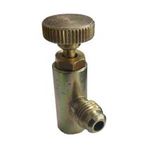 Válvula Acionadora Toda em Latão Com Manopla / Registro Para Refil R22 R134A 401A R600 Válvula Acionadora Toda em Latão Com Manopla / Registro Para Refil R22 R134A 401A R600