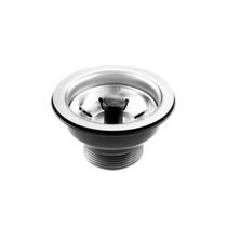 Valvula Aço Inox Pia Americana 3 1/2 Pino Preto - Padova Hi Valvula Aço Inox Pia Americana 3 1/2 Pino Preto - Padova Hi