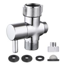 Válvula Adaptadora en T para Bidé hsmhose 7/8" x 7/8" x 1/2" Cromada