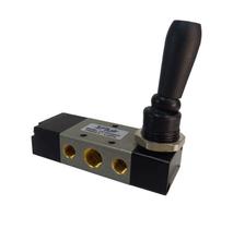 Válvula Alavanca Mola Auto-Centrante 1/4" 5 Vias VALM1453CF * 11001 Válvula Alavanca Mola Auto-Centrante 1/4" 5 Vias VALM1453CF * 11001
