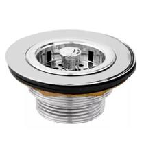 Válvula Americana 3 1/2 Com Cesto ABS 1623 Zamac -JR Metais Válvula Americana 3 1/2 Com Cesto ABS 1623 Zamac -JR Metais