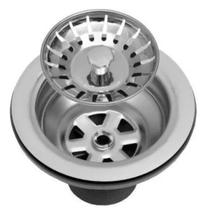 Válvula Americana 3 1/2 Inox C/ Cestinha P/ Pia Cozinha Cuba