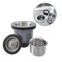 Válvula Americana Maxforte Inox Cesto Removível 3.1/2