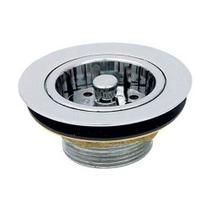 Válvula Americana Metal Cromada 3 1/2 X 1 1/2 C/ Cesto