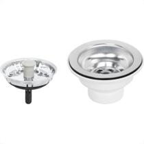 Valvula Americana Metal Tramontina 3.1/2'' Com Arruela Pvc