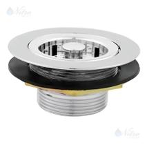 Valvula Americana Para Pia De Metal 3.1/2 Válvula Escoamento