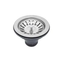 Válvula Americana Pia Cuba Cozinha Cromada Escoamento Metal Aço Inox 4.1/2
