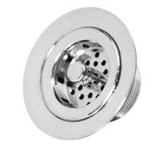 Válvula Americana PVC C/ Cestinha Cromada 1534 GRAP