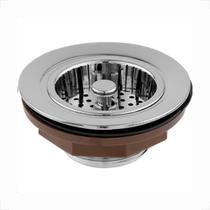 Valvula americana rainha 1625- 3 1/2 com cestinha e porca de metal