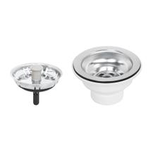 Válvula Americana Tramontina para Pias Cubas e Tanques 3 1/2 em Aço Inox Válvula Americana Tramontina para Pias Cubas e Tanques 3 1/2 em Aço Inox