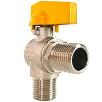 Válvula Angular Borboleta 1/2 M X M para Gás Tudogás Válvula Angular Borboleta 1/2 M X M para Gás Tudogás