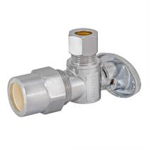 Válvula angular de fechamento Eastman 1/2" CPVC x 3/8" OD cromada Válvula angular de fechamento Eastman 1/2" CPVC x 3/8" OD cromada