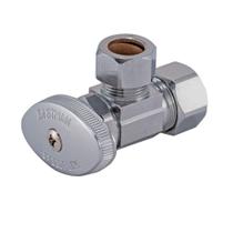 Válvula angular de fechamento Eastman 5/8 x 1/2 compressão cromada