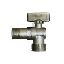 Valvula Angular Esfera 1/2 X 3/4 Para Maquina De Lavar Roupa