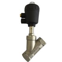 Valvula angular inox 304 atuador termoplastico 1/2" - vya2018it04nftp