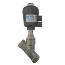 Valvula angular inox 304 atuador termoplastico 3/4" - vya2018it06nftp Valvula angular inox 304 atuador termoplastico 3/4" - vya2018it06nftp