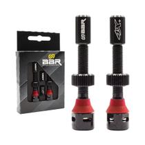 Válvula BBR Tubeless 4X 48mm Alta Performance, Leveza e Vedação Superior para Pneus Tubeless VS Bike Válvula BBR Tubeless 4X 48mm Alta Performance, Leveza e Vedação Superior para Pneus Tubeless VS Bike