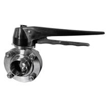 Válvula Borboleta Maciça Catraca 1.1/2'' Inox 304 Válvula Borboleta Maciça Catraca 1.1/2'' Inox 304