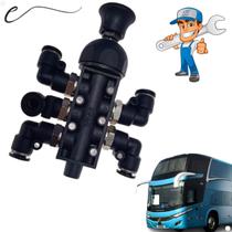 Valvula botao porta puchar 5/2 vias 1/8