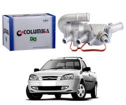 Valvula carcaça aluminio columbia ford courier 1.6 8v 2002 a 2008