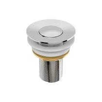 Valvula Chrome Clique Rodondo Para Lavatorio - Levo