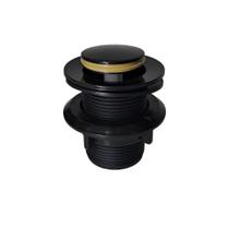 Válvula Click 1.1/4 ABS Preta Tanque ou Lavatório Cuba TP Válvula Click 1.1/4 ABS Preta Tanque ou Lavatório Cuba TP
