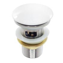 Valvula Click 1 1/4 Com Ladrão Lavabo Aço Inox Ralo para Pia de Banheiro Cuba 40mm Valvula de Escoamento Lavatorio
