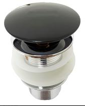 Valvula Click 1.1/4 Metal Preto Acabamento De Banheiro Anti Odor